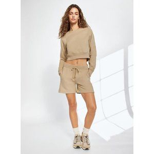 Aritzia TNA Cozy Fleece Perfect Raglan Sweatshirt